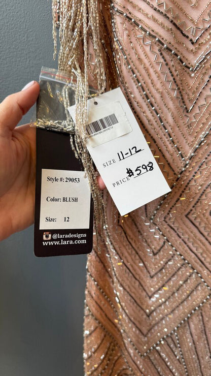 Beaded Illusion Gown