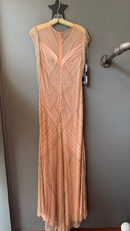 Beaded Illusion Gown