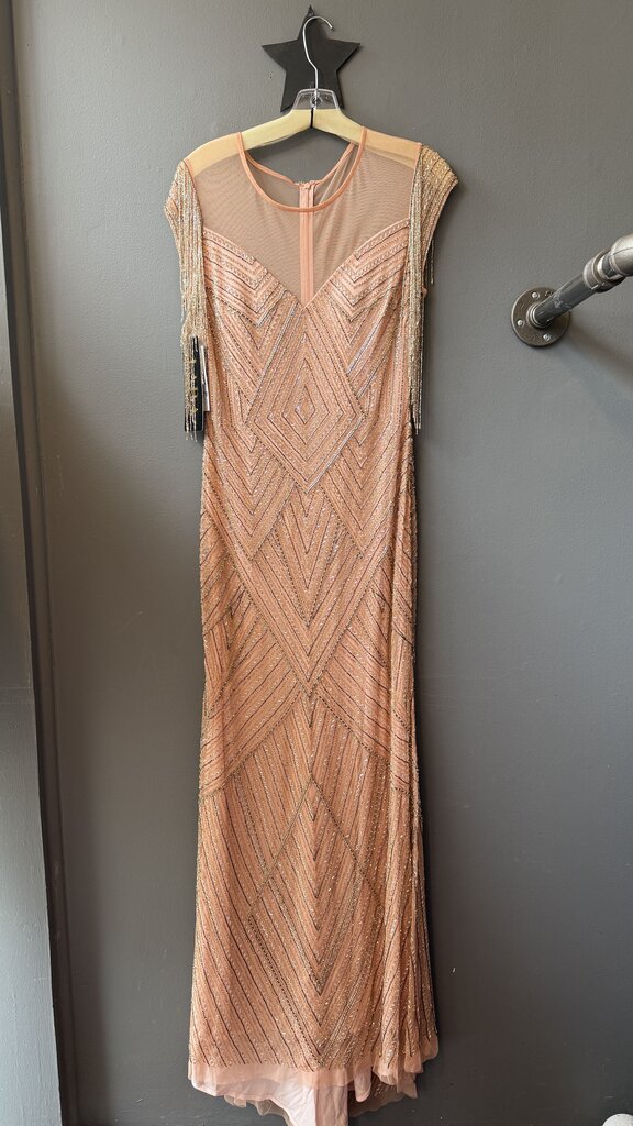 Beaded Illusion Gown