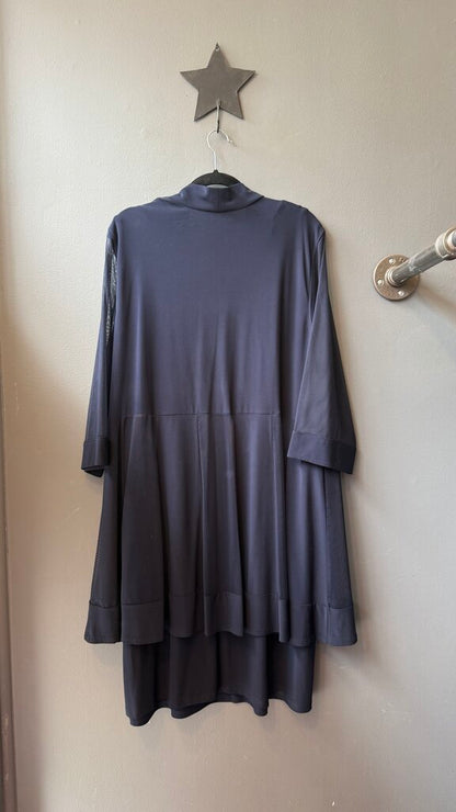 Jersey Beaded Neckline Shift + Jacket