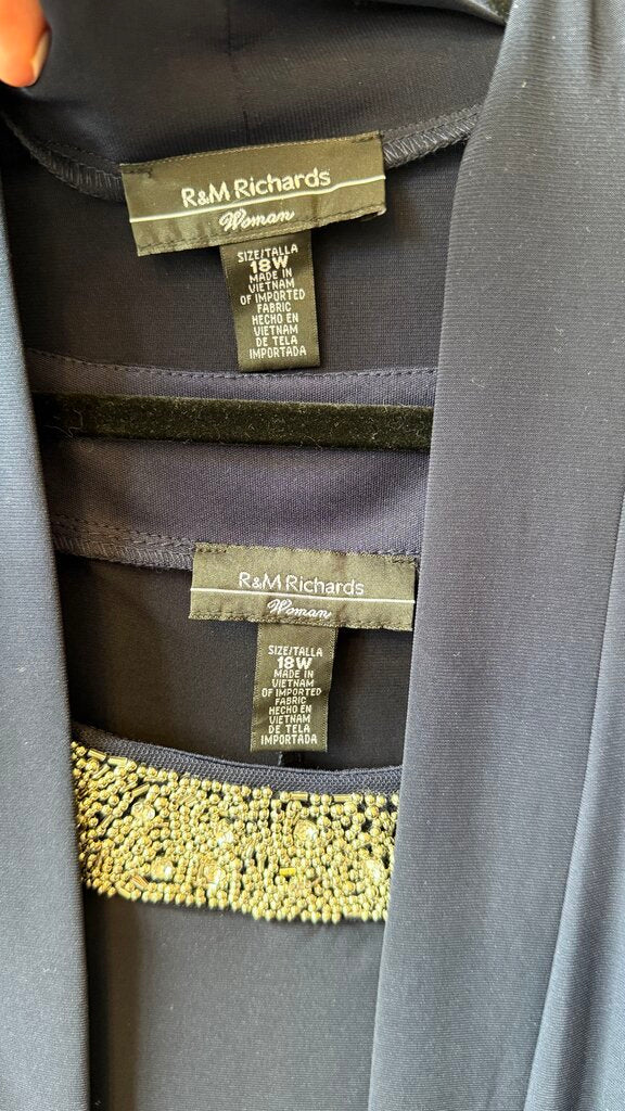 Jersey Beaded Neckline Shift + Jacket