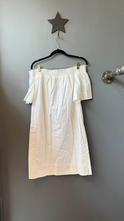 Smock Neck Off the Shoulder Dress