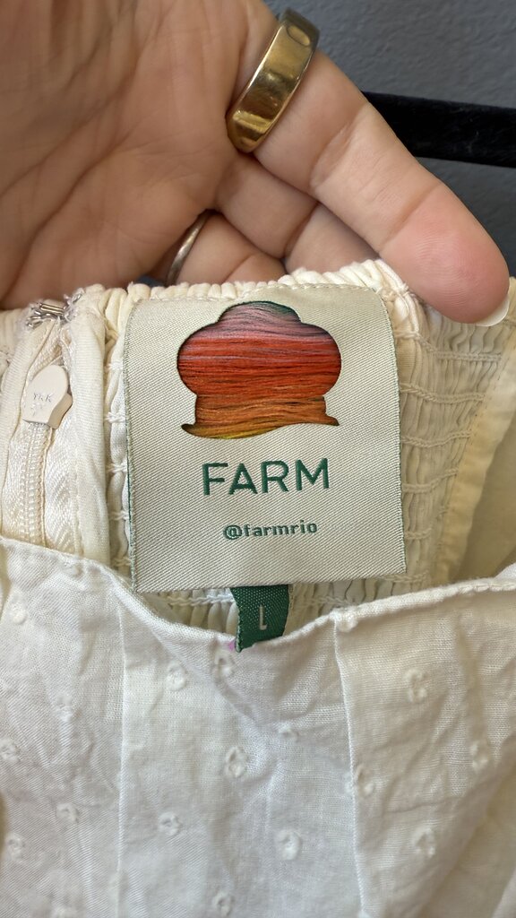 Swiss Dot Scallop Trim Midi Dress