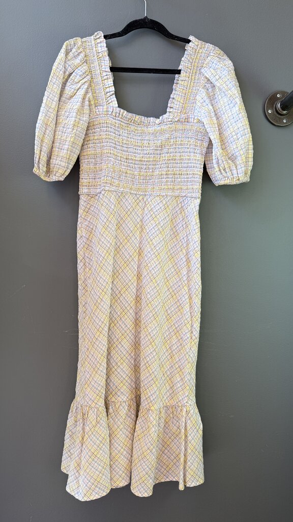 Smocked Midi Dress