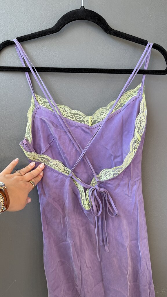 Lace Trim Slip Dress