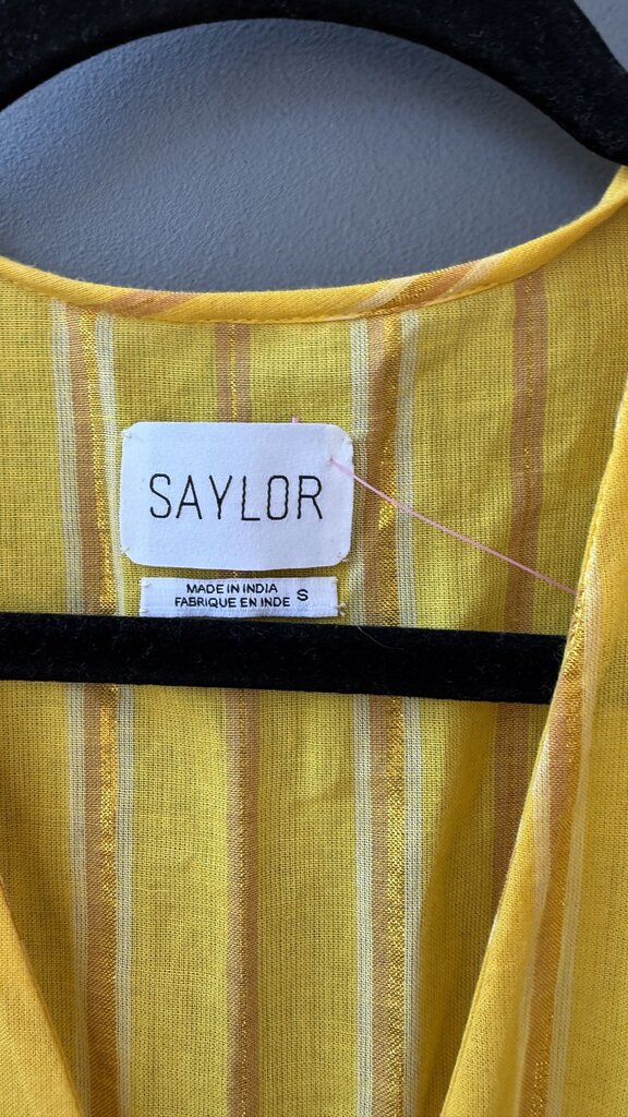 Stripe Smock Waist Mini Dress