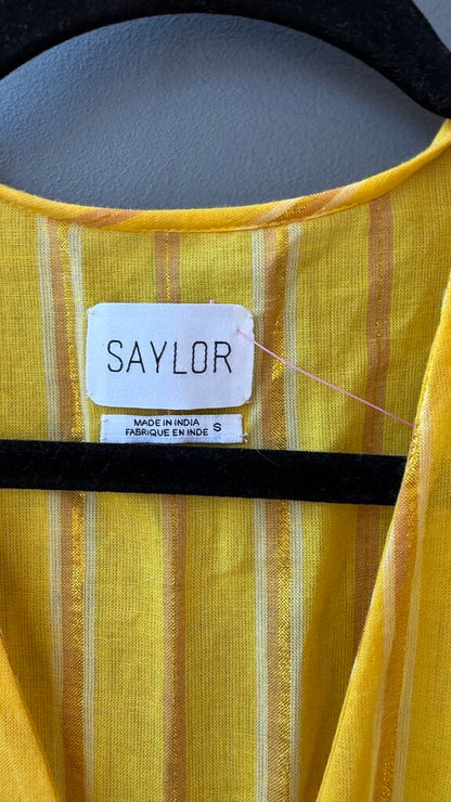 Stripe Smock Waist Mini Dress