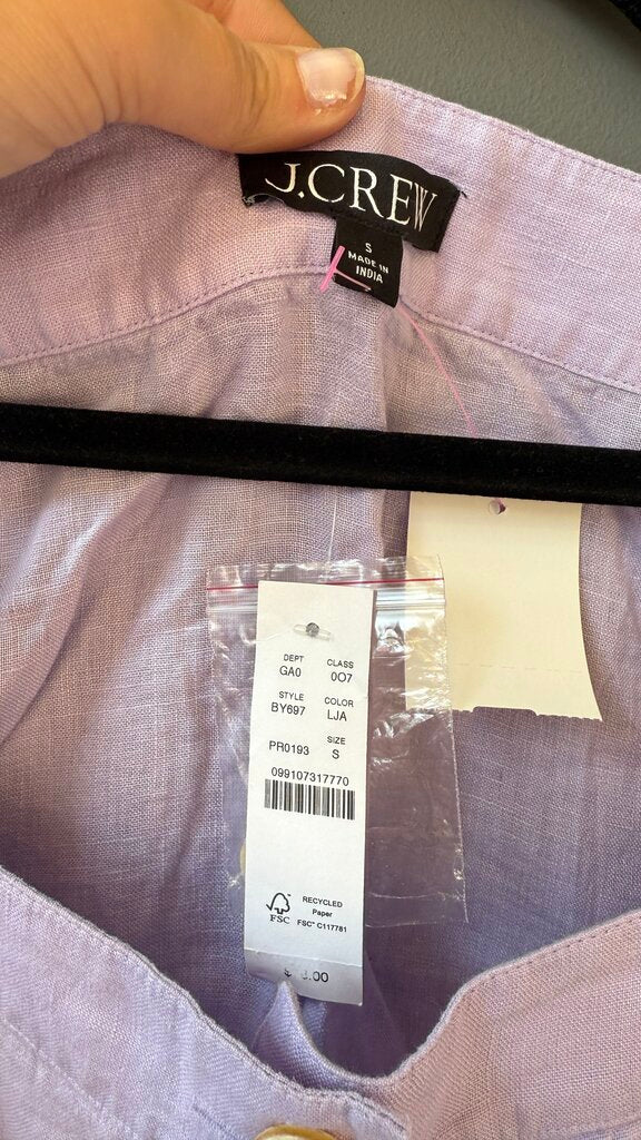 Square Neck Linen Blouse