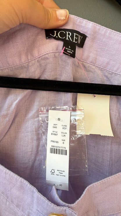 Square Neck Linen Blouse