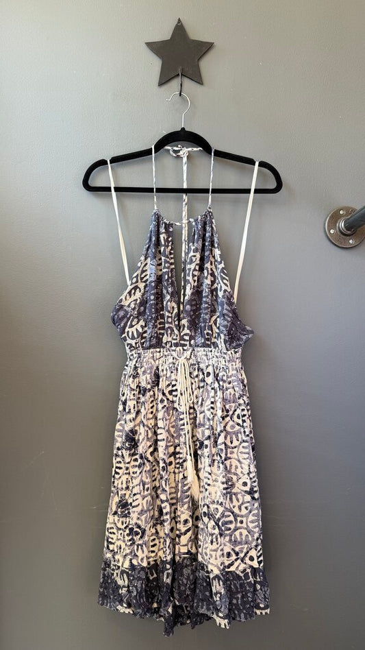 Halter Fit Flare Dress