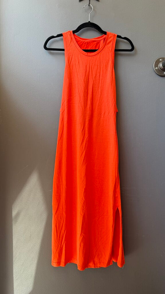 Tie Back Jersey Midi Dress