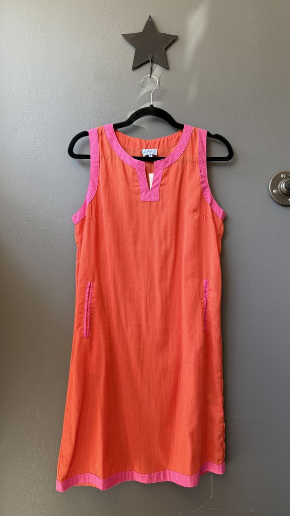 Notch Neck Shift Dress