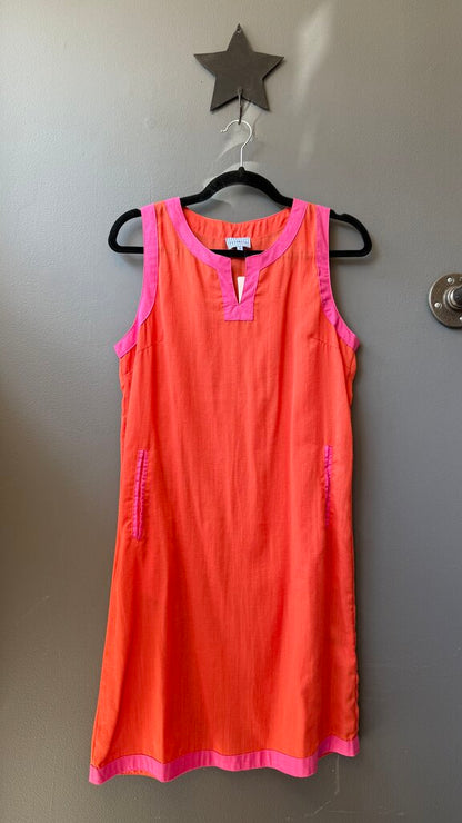 Notch Neck Shift Dress