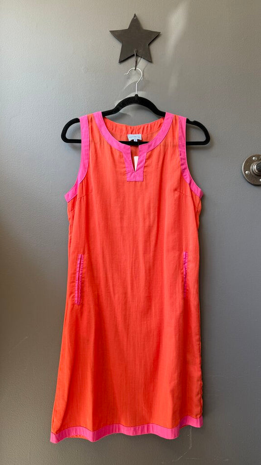 Notch Neck Shift Dress