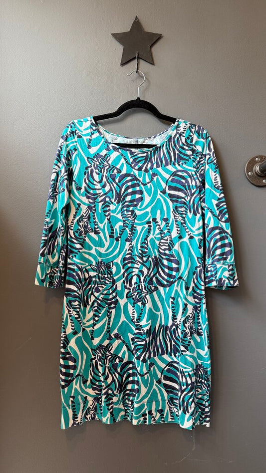 Zebra Print TShirt Dress