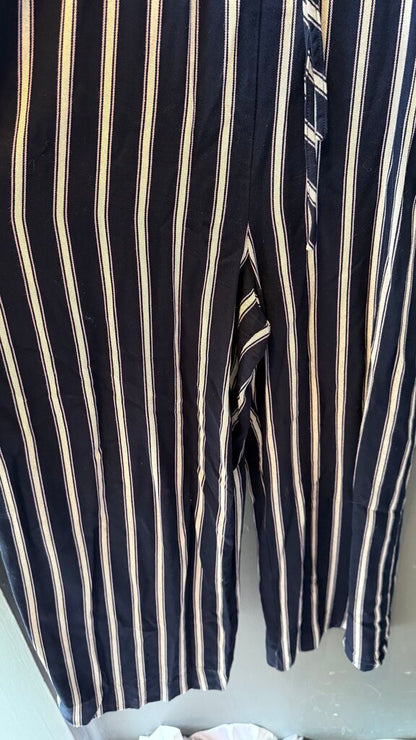 Stripe Crop Jumpsuit