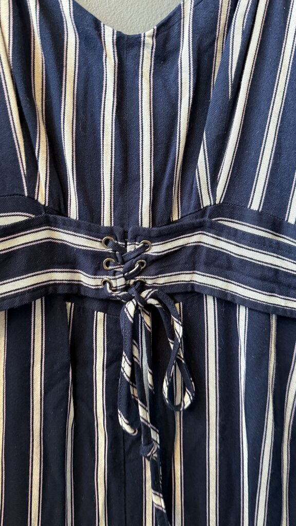 Stripe Crop Jumpsuit