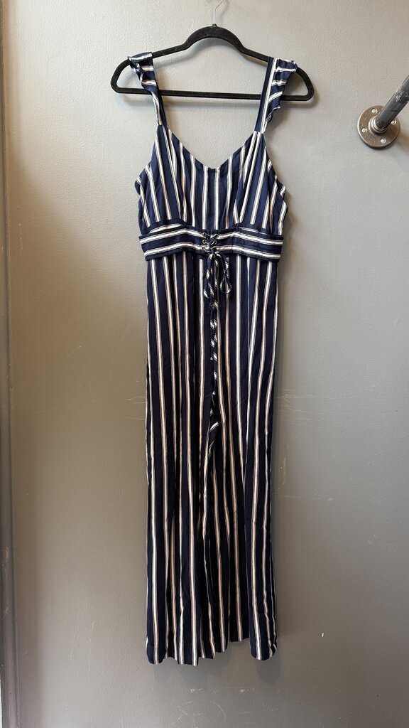 Stripe Crop Jumpsuit