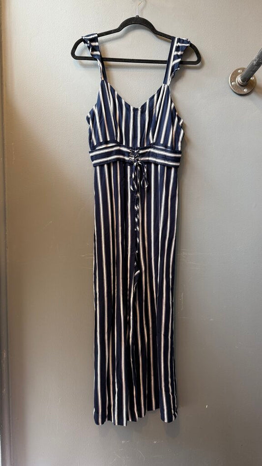 Stripe Crop Jumpsuit