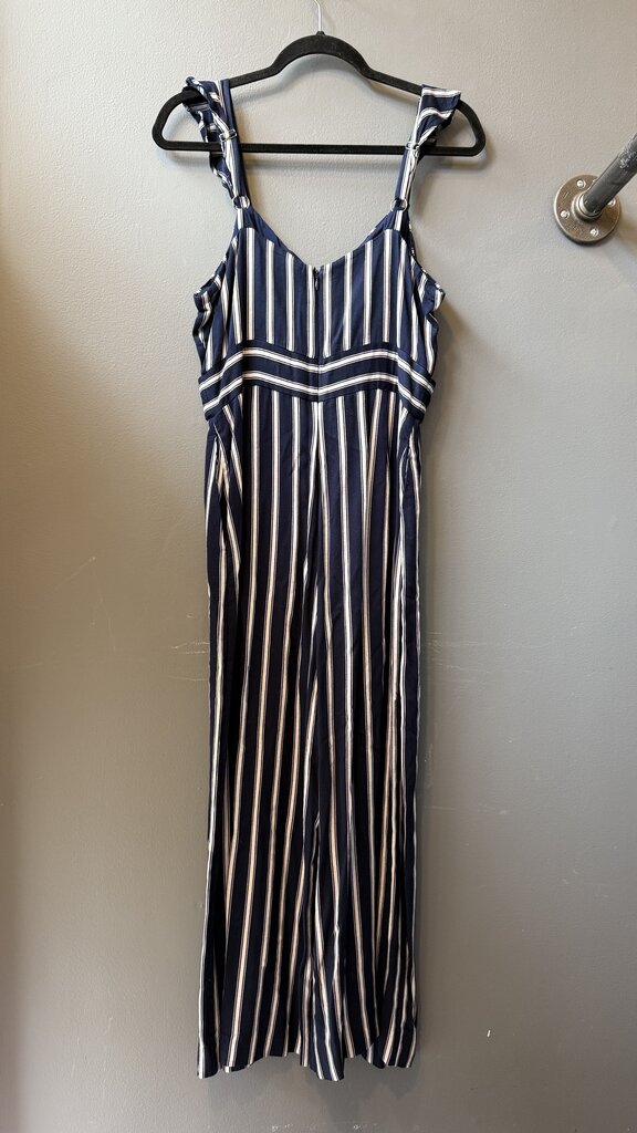 Stripe Crop Jumpsuit