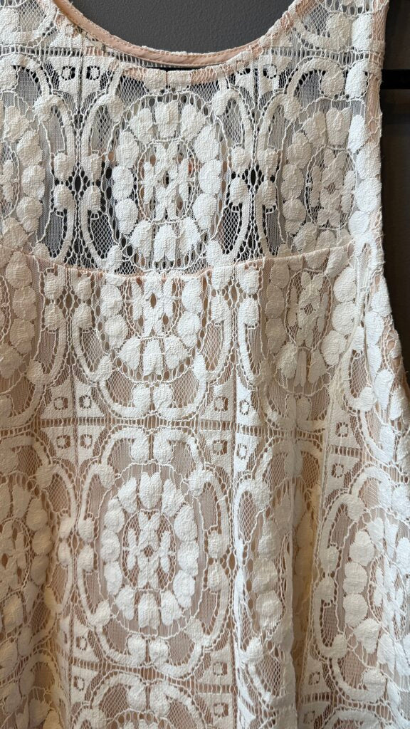 Lace Swing Mini Dress