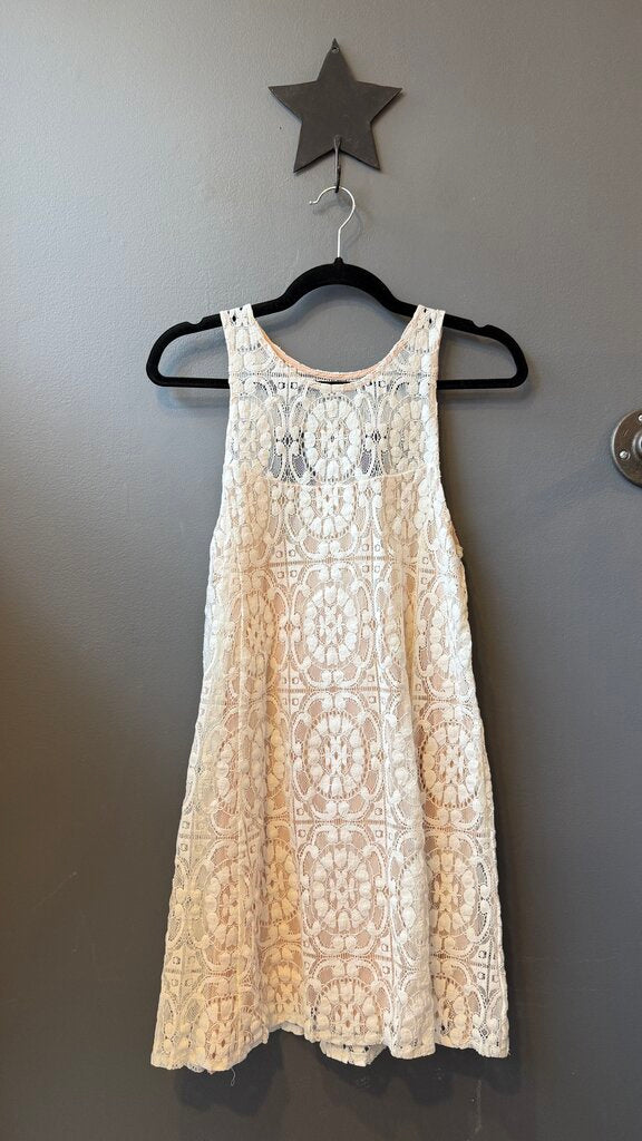Lace Swing Mini Dress
