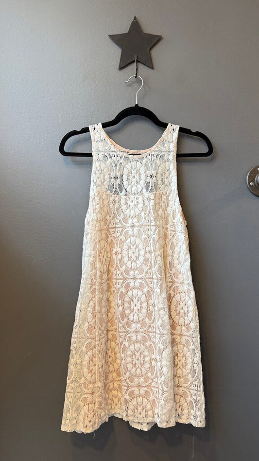 Lace Swing Mini Dress