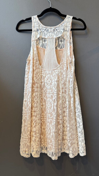 Lace Swing Mini Dress