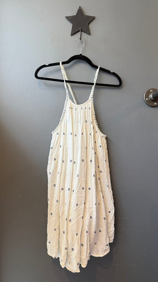 X Back Mini Coverup Dress