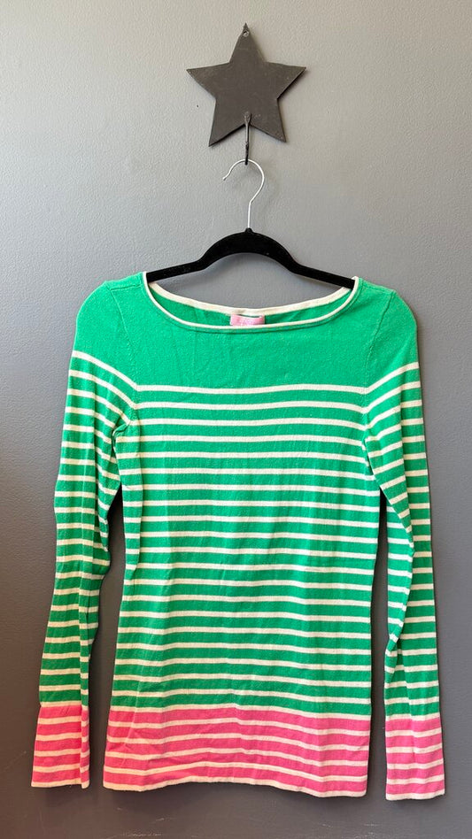 Striped Boatneck Sweater