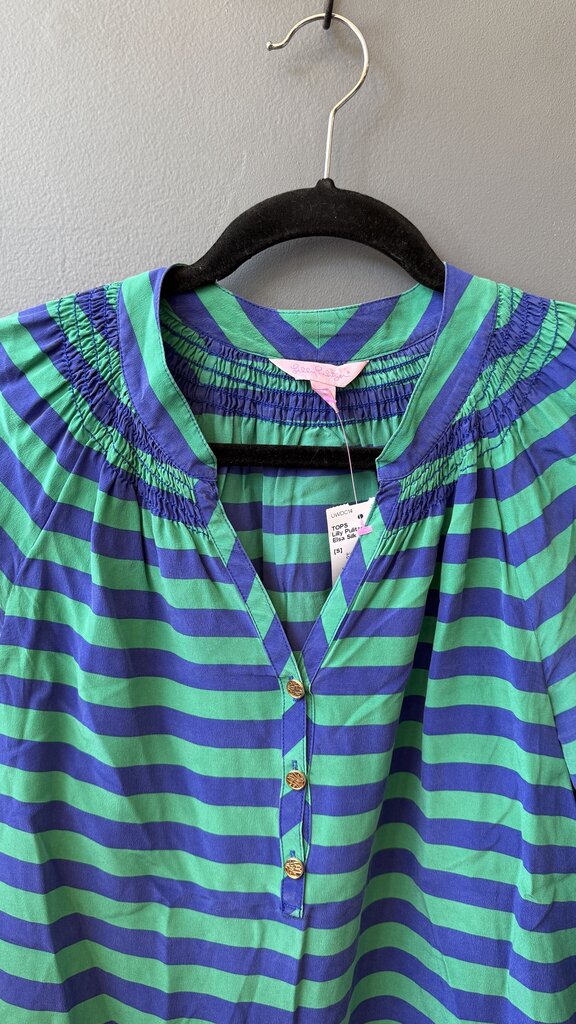 Elsa Silk Striped Blouse