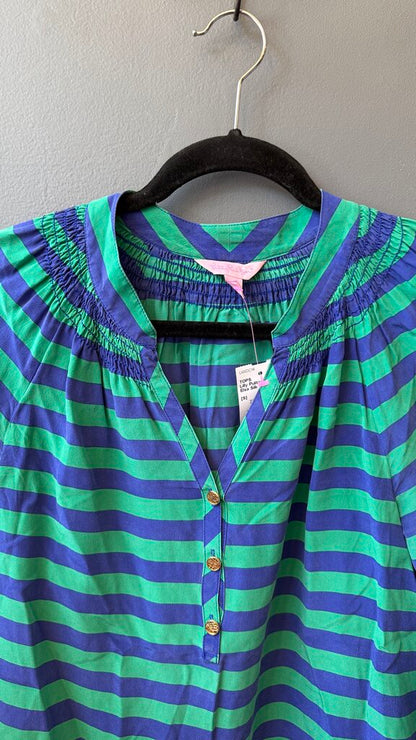 Elsa Silk Striped Blouse
