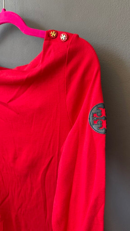 Boatneck Knit Sheath Dress