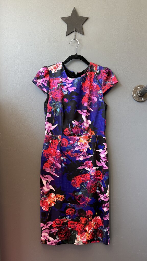 Floral Midi Sheath Dress