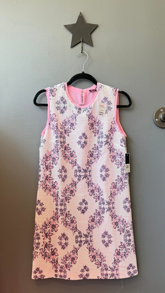 Sequin Floral Shift Dress