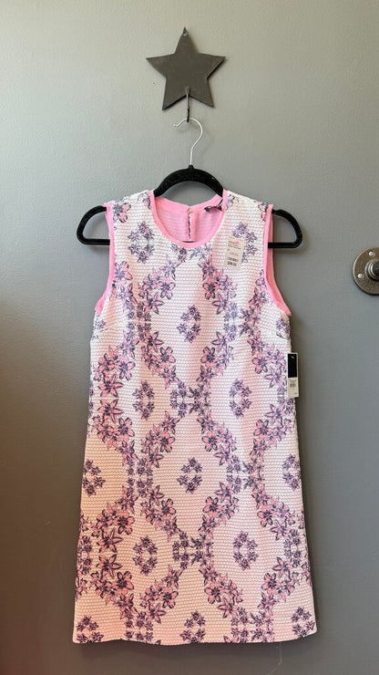 Sequin Floral Shift Dress