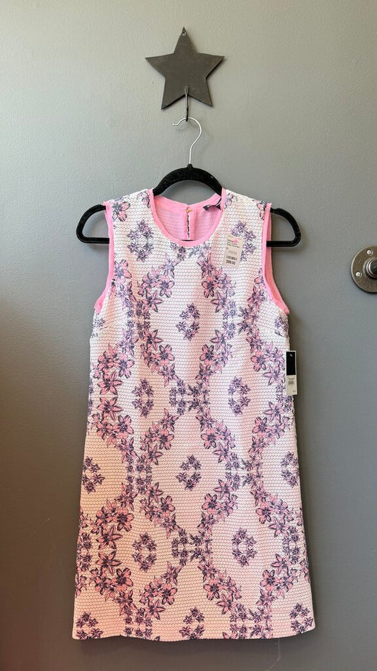 Sequin Floral Shift Dress