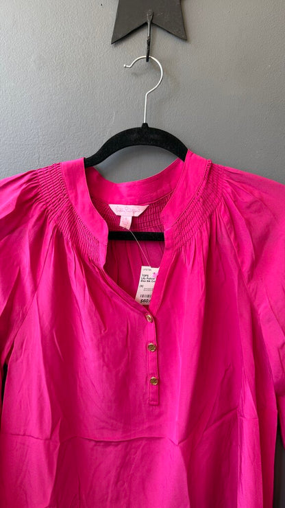 Elsa Silk Colorblock Blouse