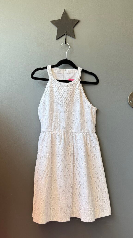 Fit Flare Eyelet Dress