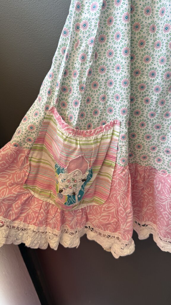 Drop Waist Ditsy Floral Dress