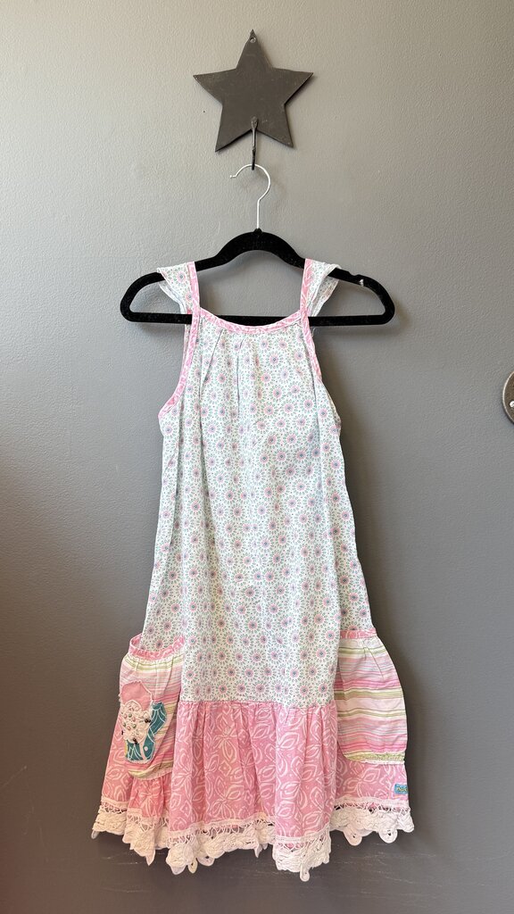 Drop Waist Ditsy Floral Dress