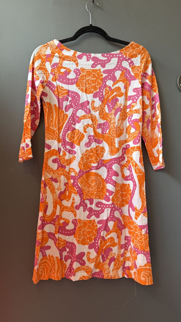 Printed Vneck TShirt Dress