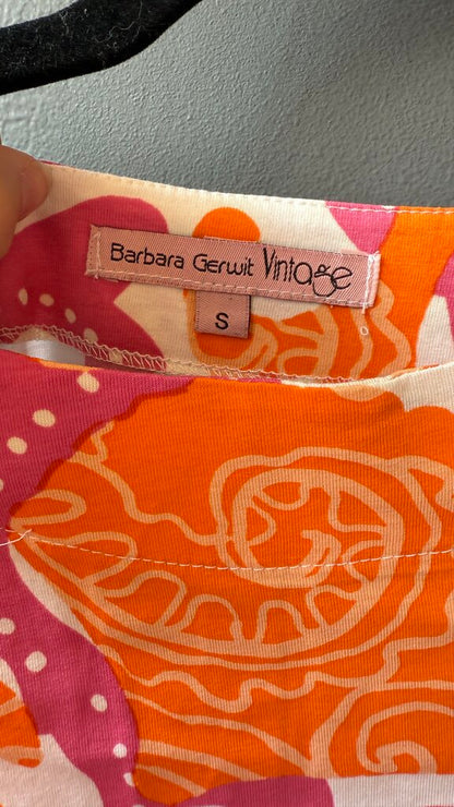 Printed Vneck TShirt Dress