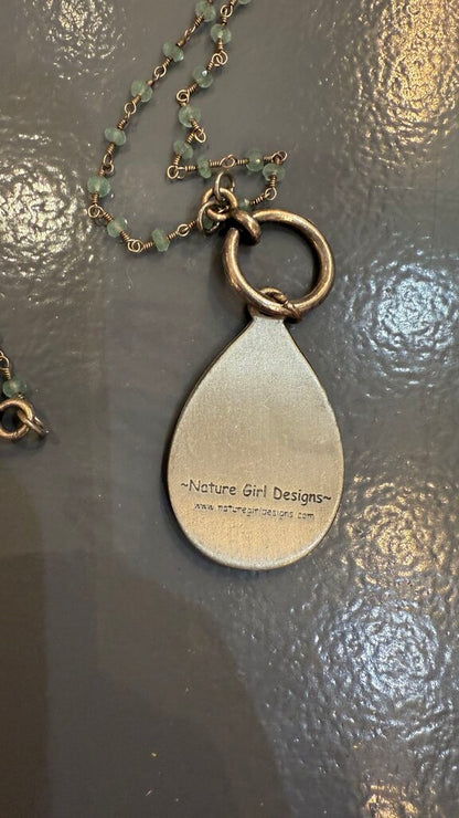 Beaded Chain Pendant Necklace