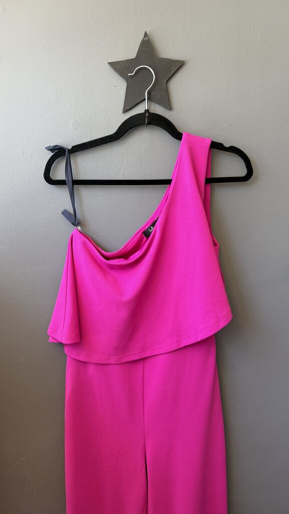 One Shoulder Wide Leg Jumpsuit