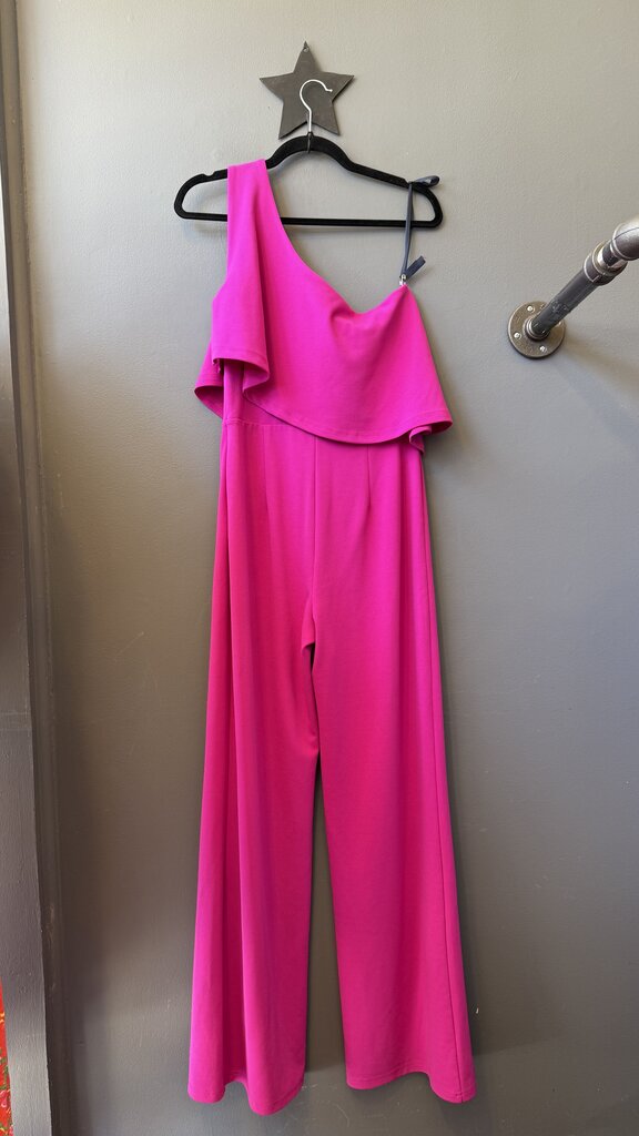 One Shoulder Wide Leg Jumpsuit