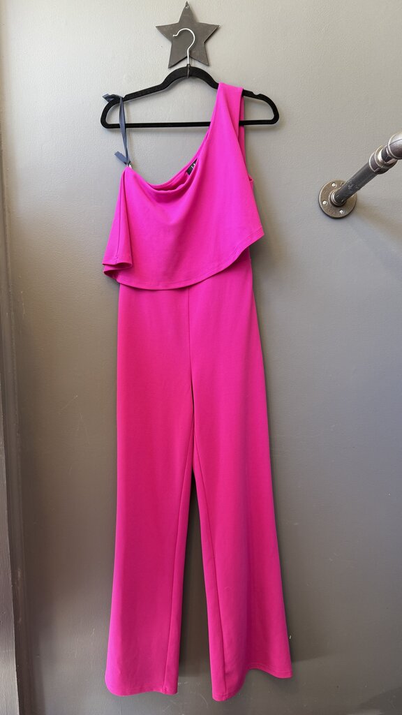 One Shoulder Wide Leg Jumpsuit