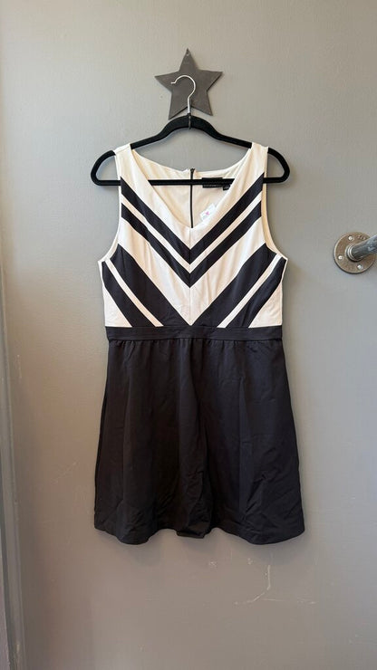 Ponte Knit Fit Flare Dress