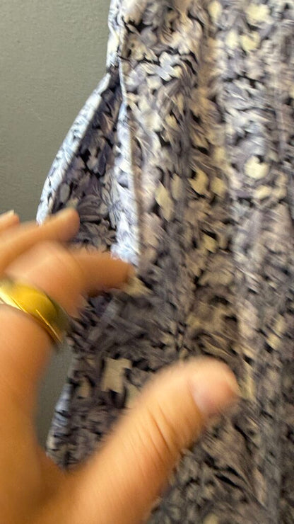 Floral Full Midi Skirt