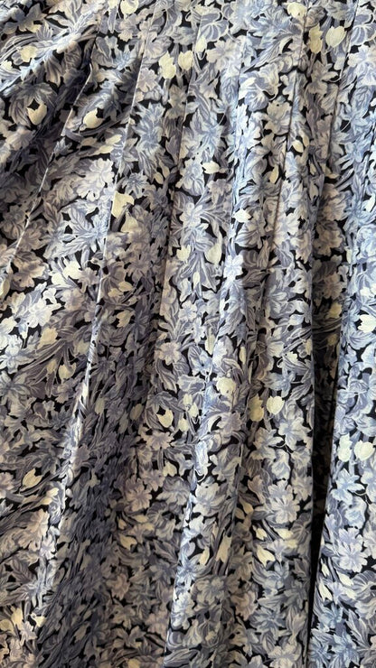 Floral Full Midi Skirt